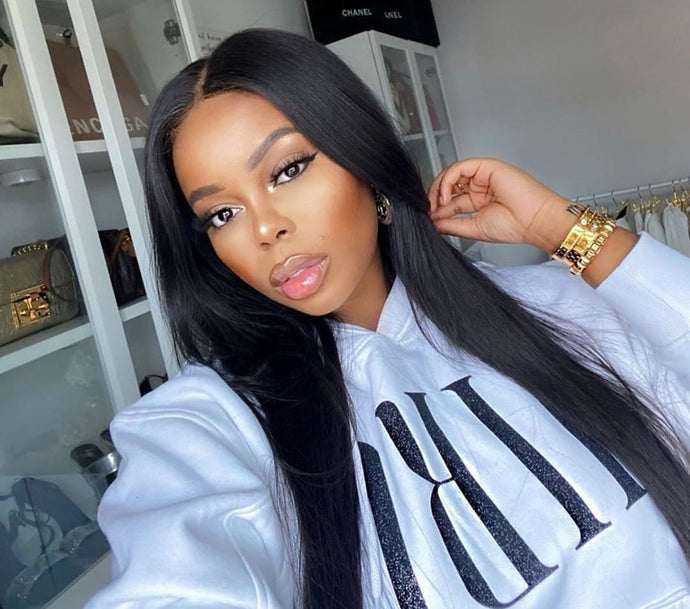 YW - 20 Inch Silky Straight Wig, 100% Raw Virgin Vietnamese Hair.