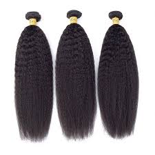 YW - Yaki Straight Raw Virgin Human Hair Bundles (cost per bundle)